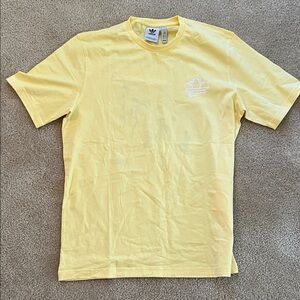 Adidas Originals Men's Bright Yellow Short Sleeve Tee